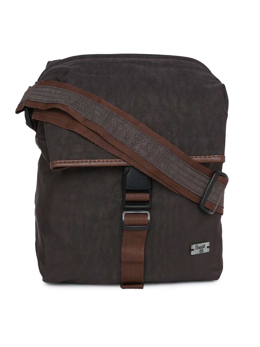 

Baggit Brown Solid Sling Bag