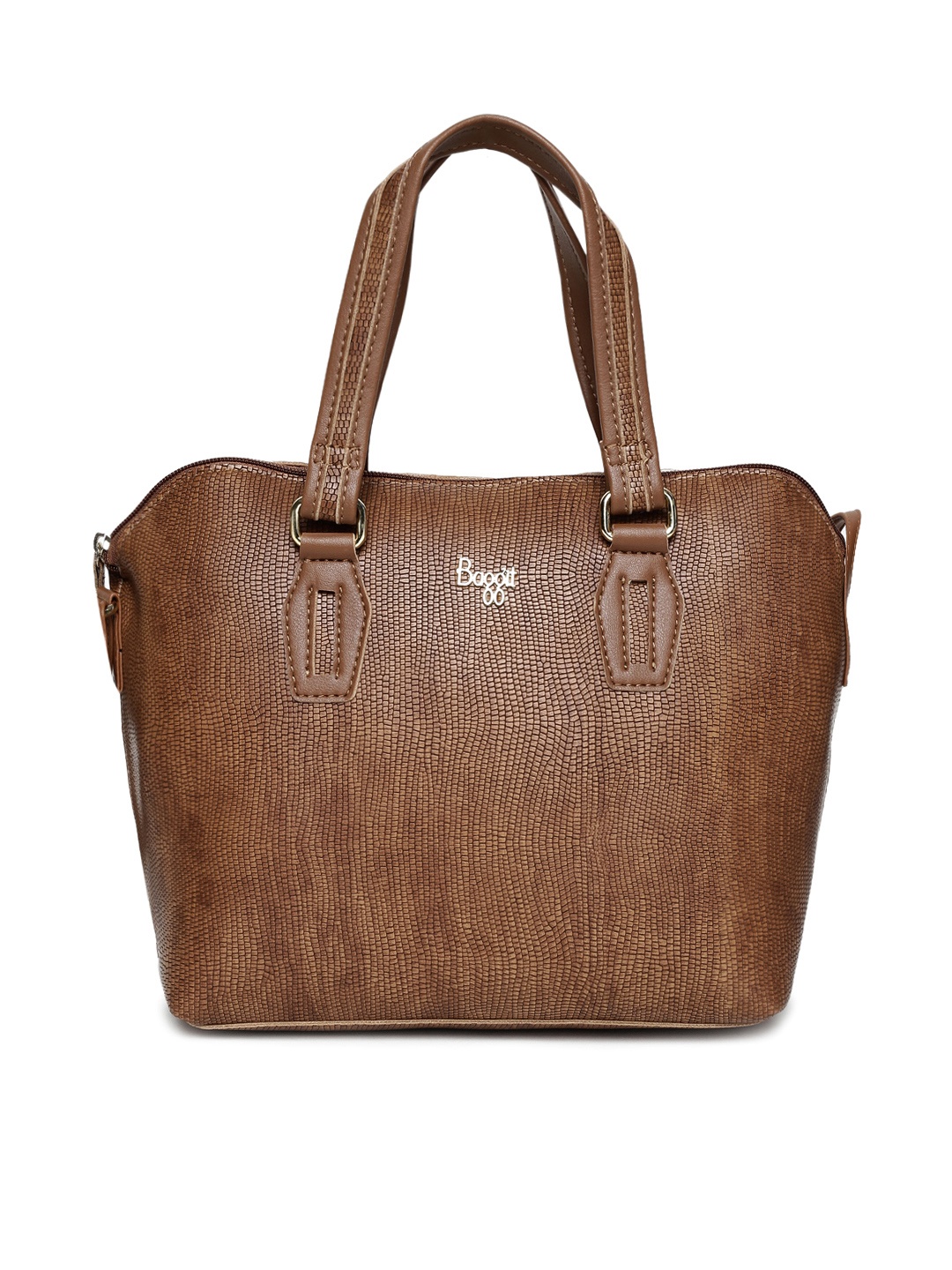 

Baggit Brown Textured Handheld Bag