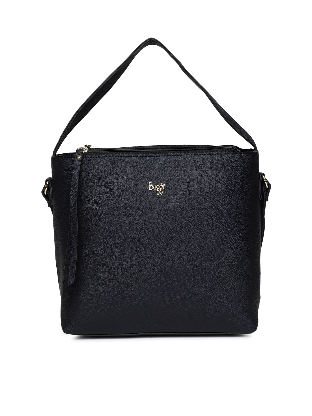 

Baggit Black Solid Handheld Bag