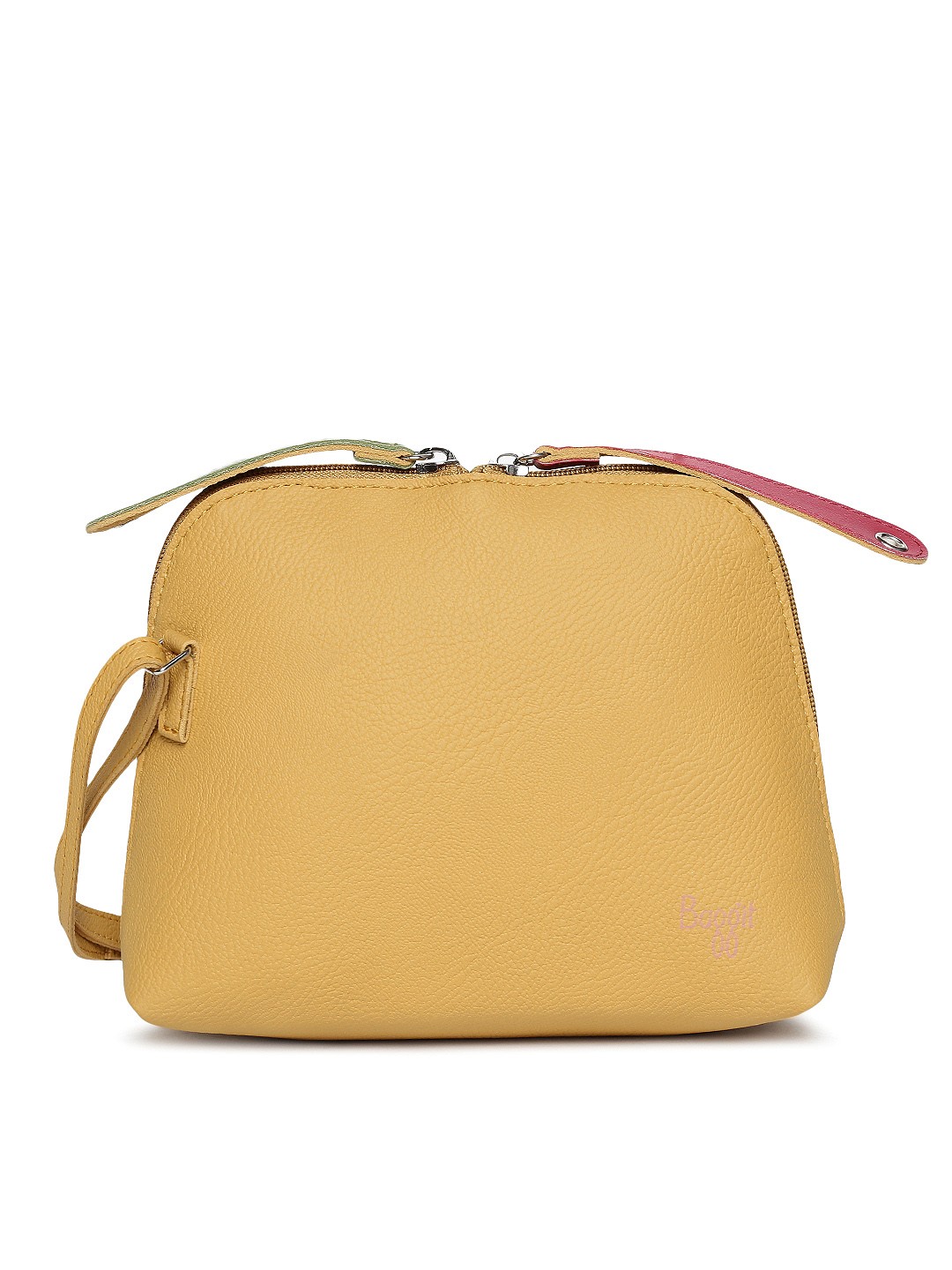 

Baggit Yellow Solid Sling Bag