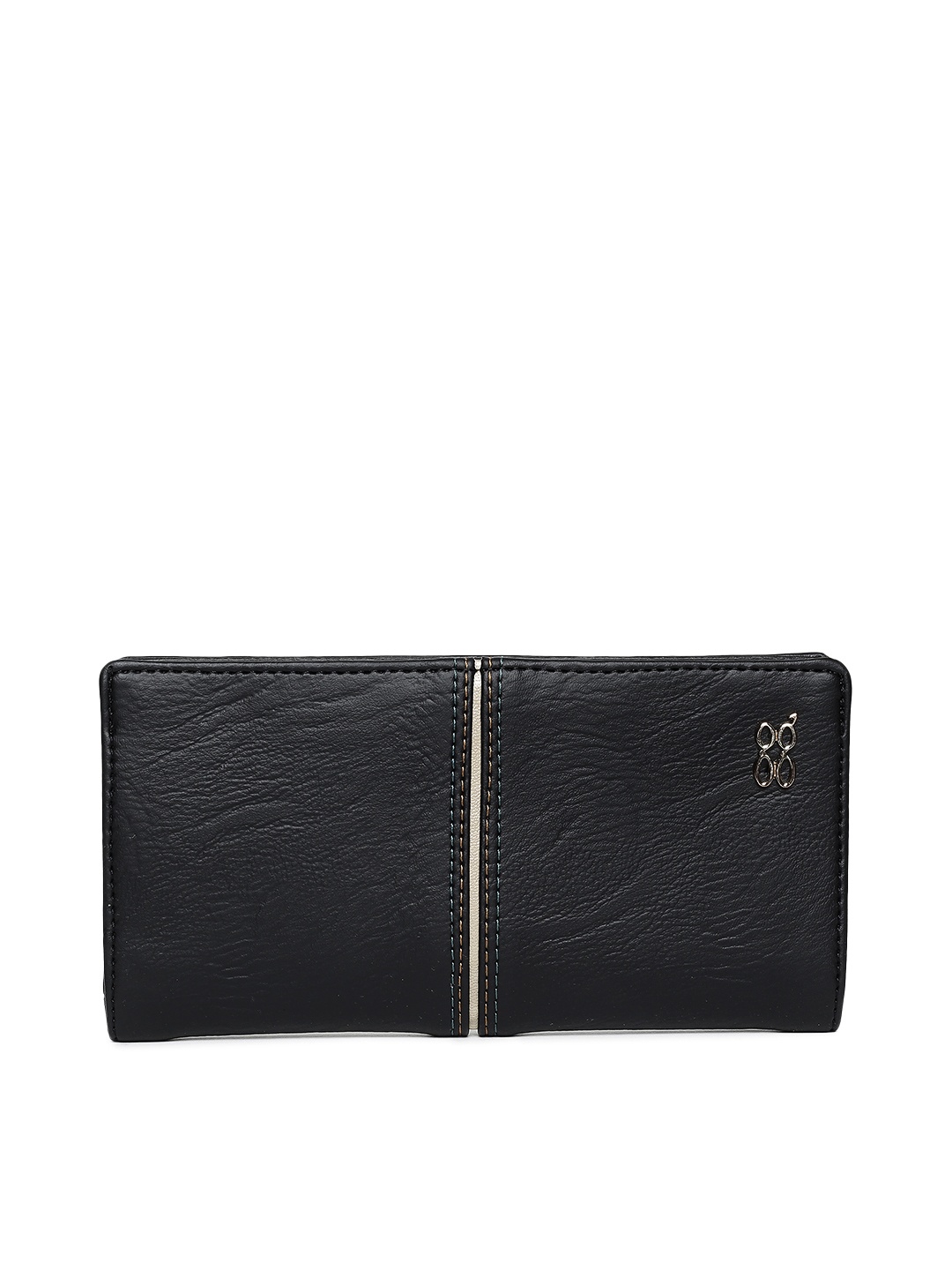 

Baggit Women Black Solid Two Fold Wallet