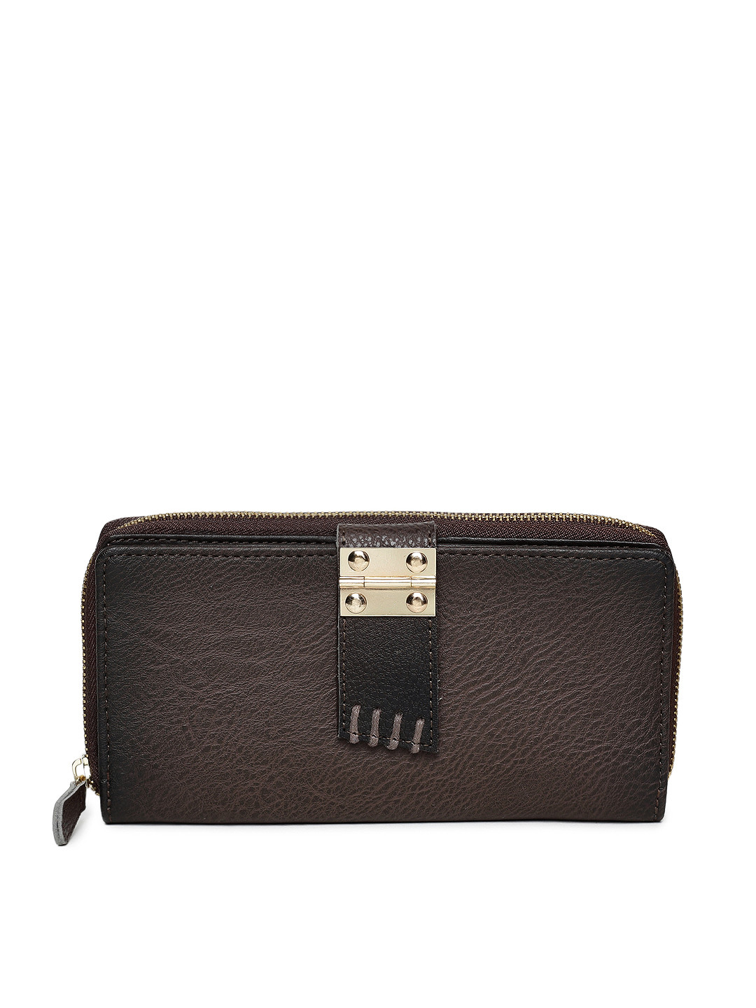 

Baggit Women Brown Solid Two Fold Wallet