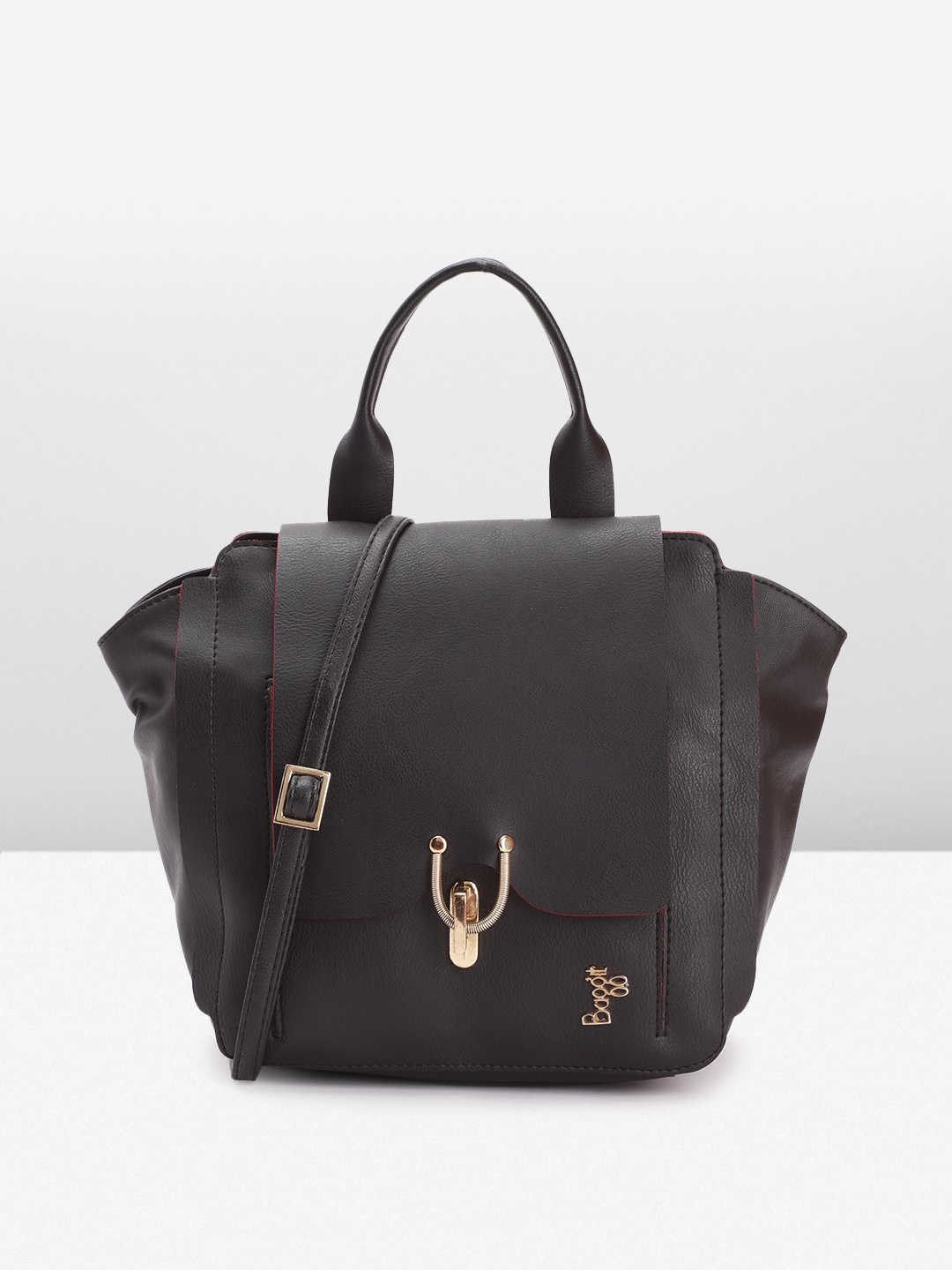

Baggit Women Solid Satchel, Black