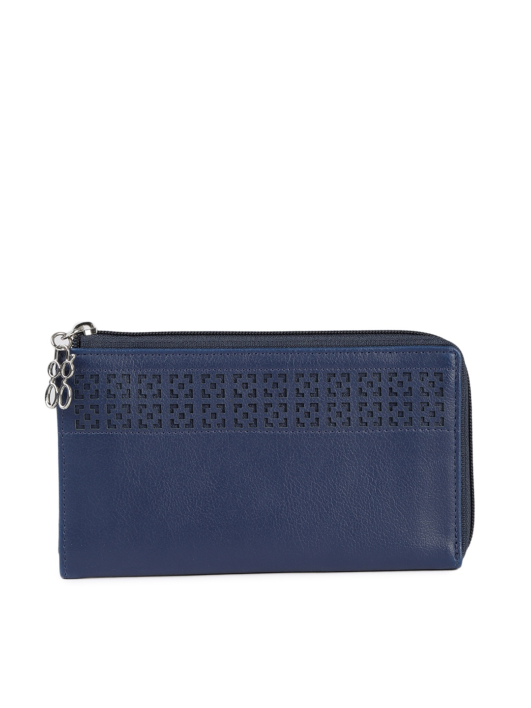 

Baggit Women Blue Solid Zip Around Wallet