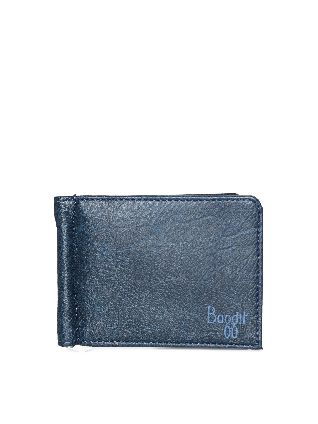 

Baggit Men Blue Solid Two Fold Wallet