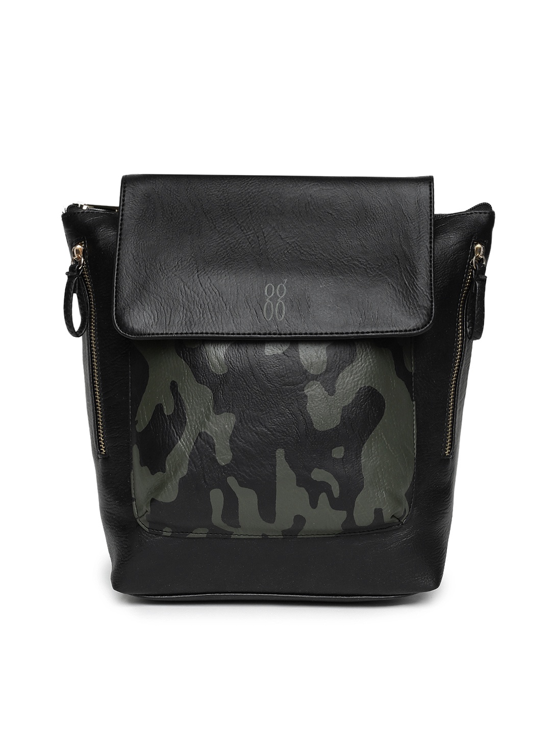 

Baggit Women Black Printed Backpack