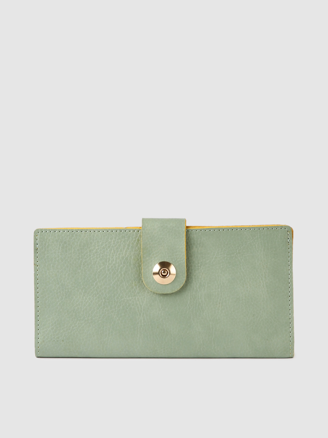 

Baggit Women Green Solid Two Fold Wallet