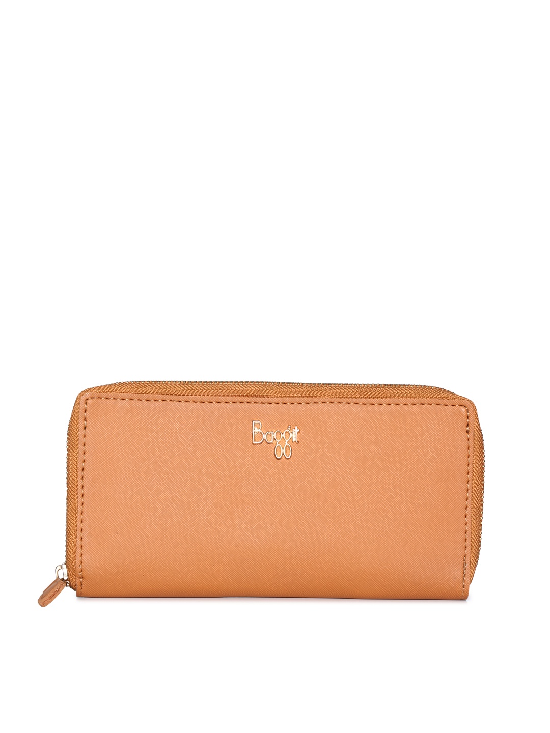 

Baggit Women Tan Solid Zip Around Wallet