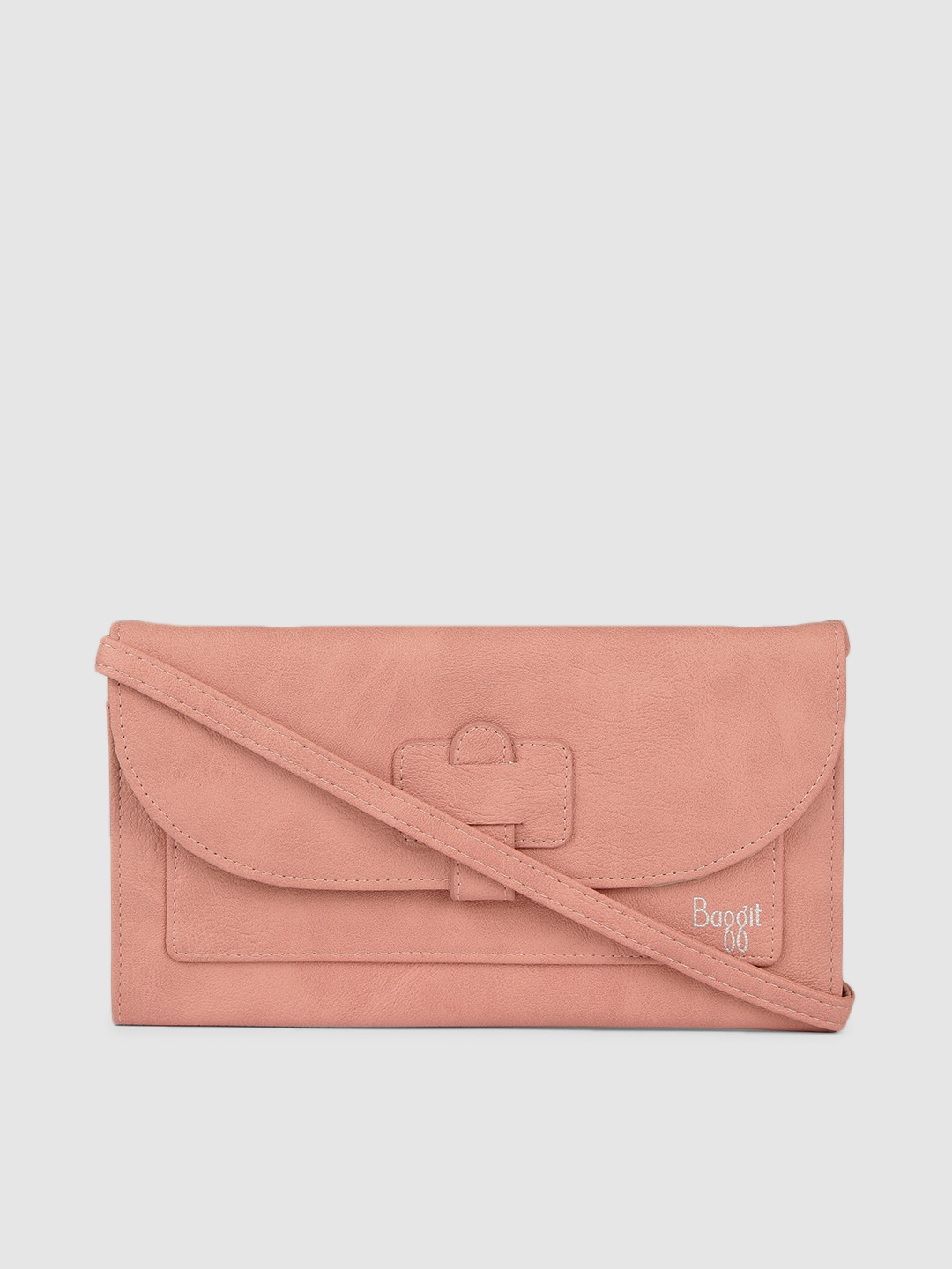 

Baggit Women Rose Solid Two Fold Wallet