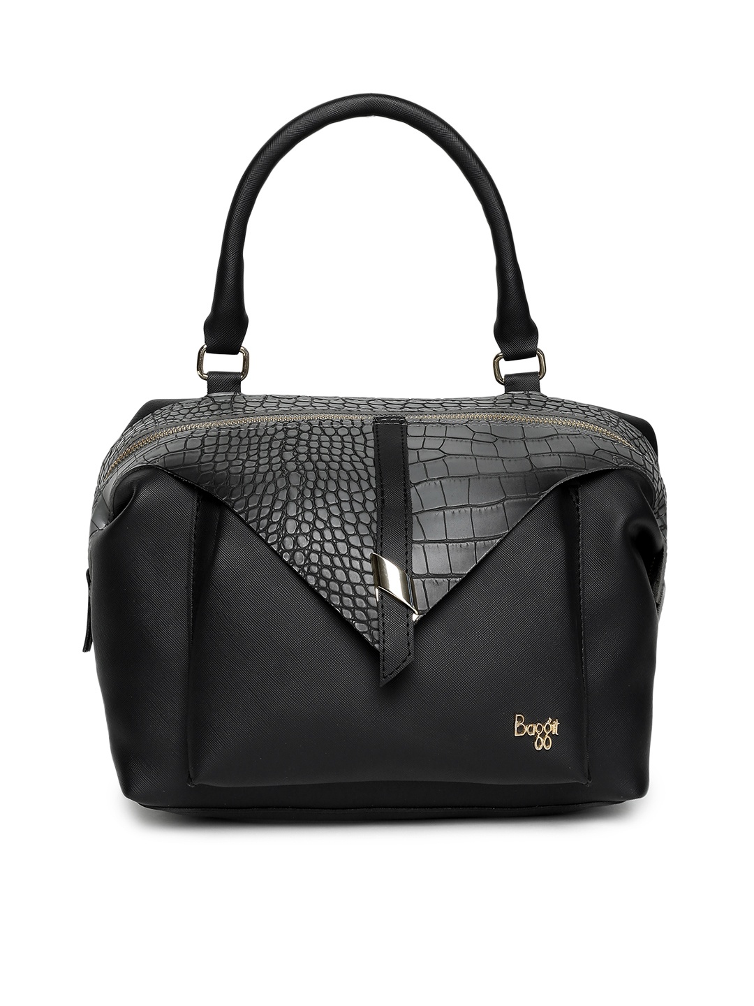 

Baggit Black Textured Handheld Bag