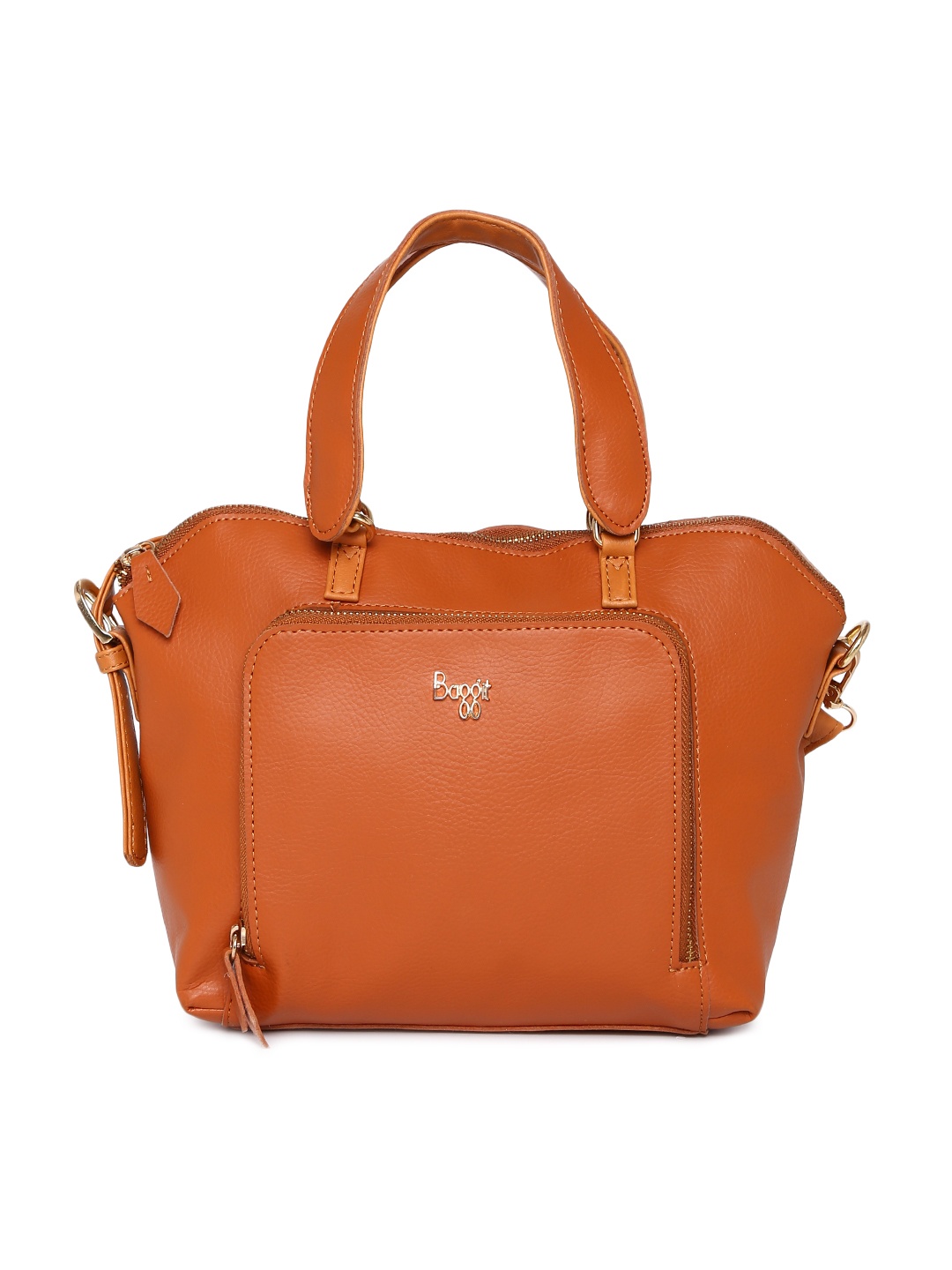 

Baggit Orange Solid Handheld Bag