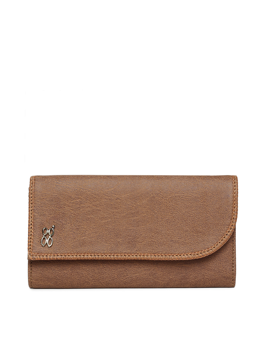 

Baggit Women Brown Solid Three Fold Wallet