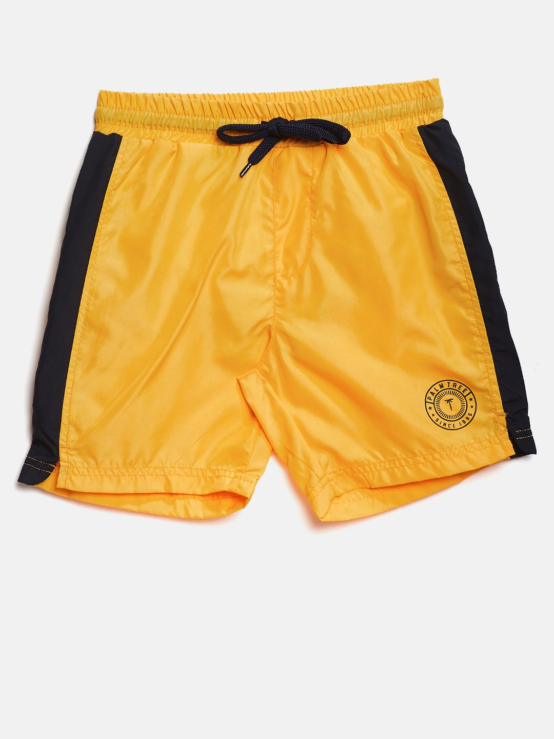 

Palm Tree Boys Yellow Solid Regular Fit Regular Shorts