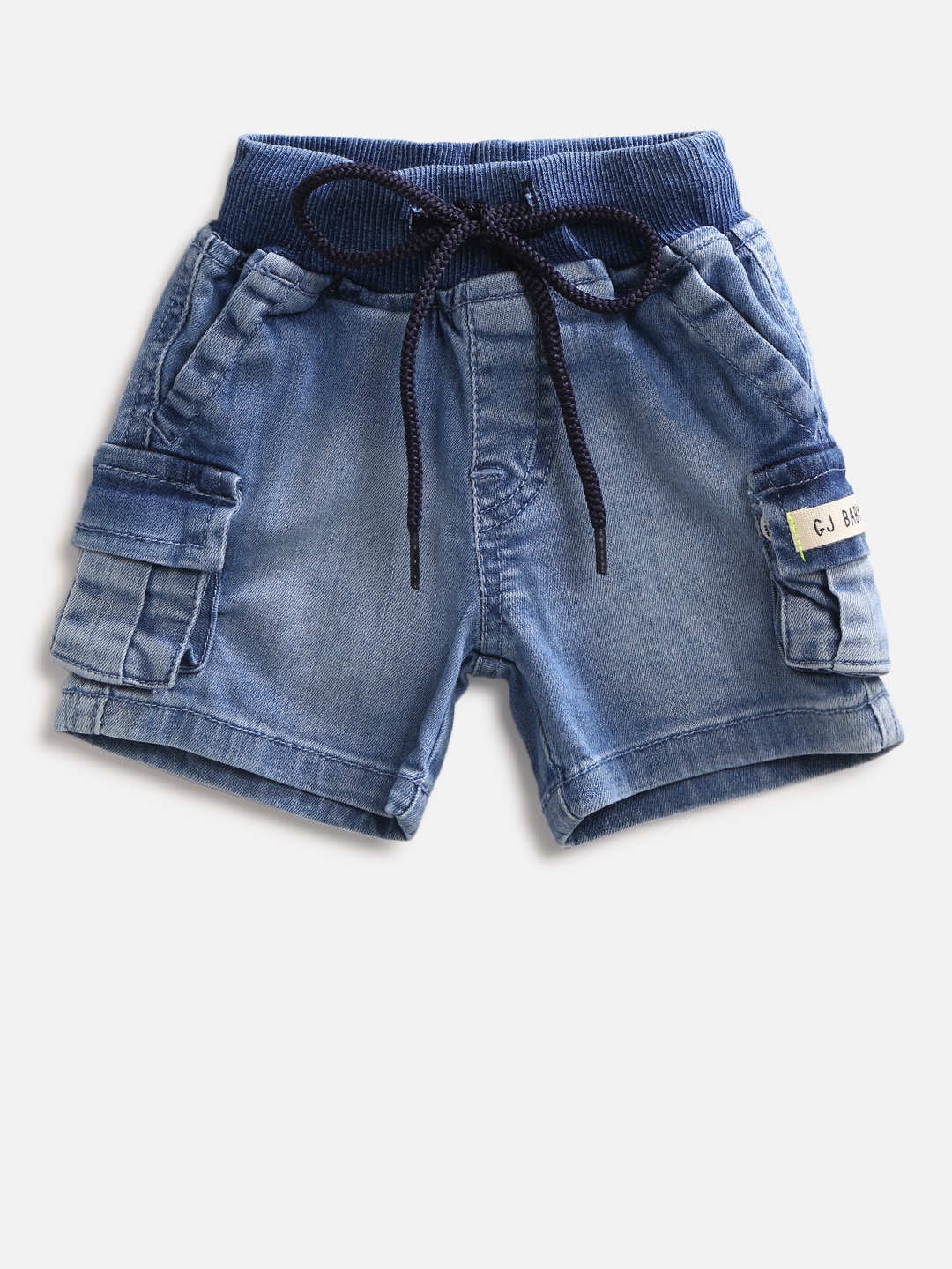 

Gini and Jony Boys Blue Washed Regular Fit Denim Shorts