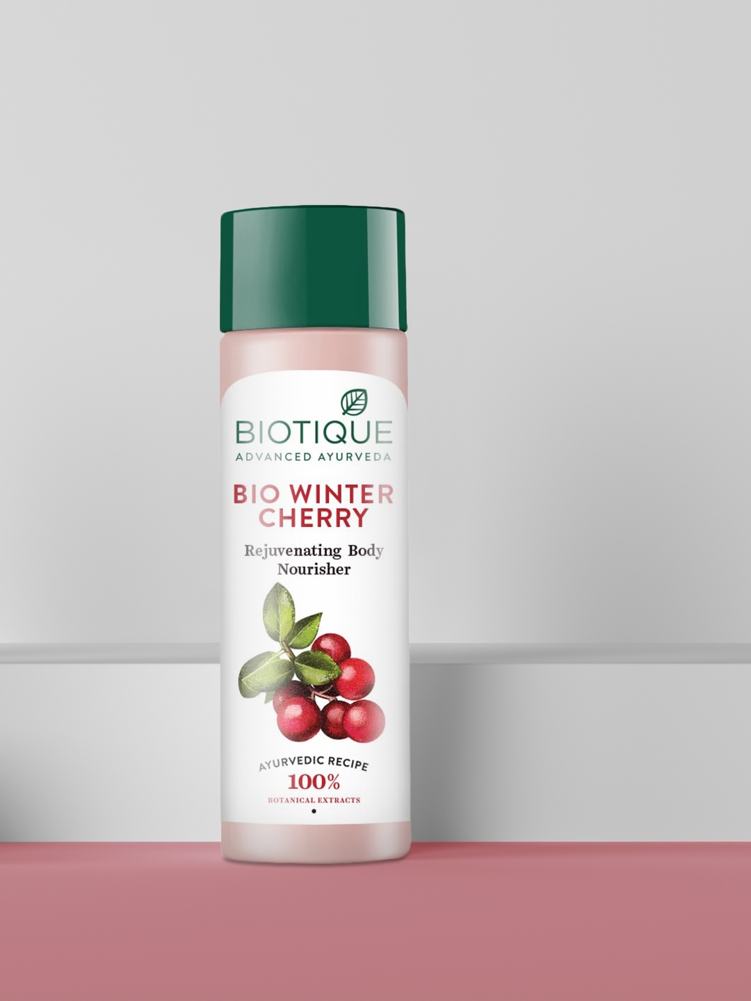 

Biotique Bio Winter Cherry Sustainable Body Nourisher 120 ml, White