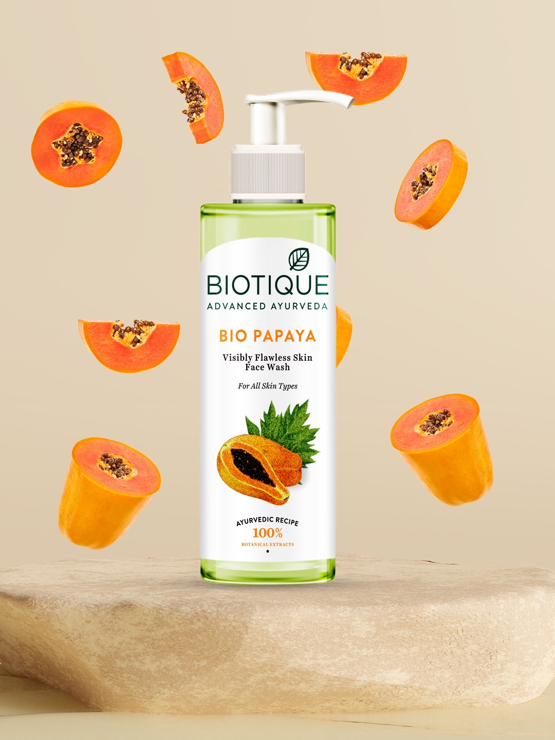 Biotique Papaya Deep Cleanse Visibly Flawless Skin Face Wash 200ml