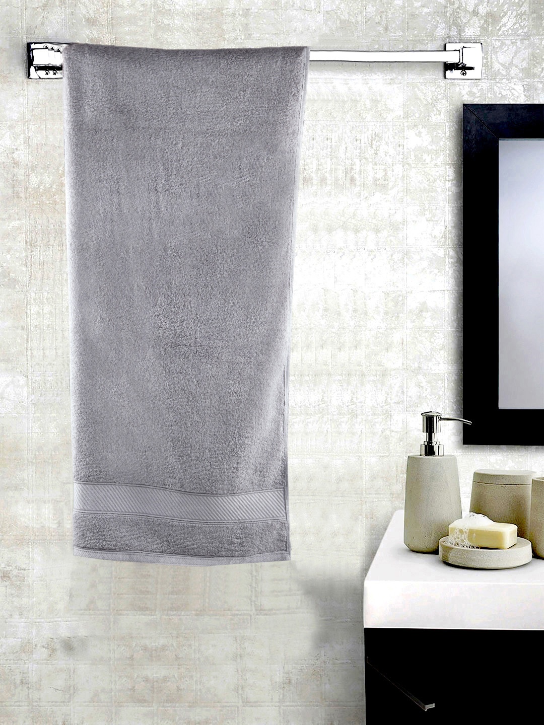 

Turkish Bath Unisex Grey 700GSM Cotton Bath Towel