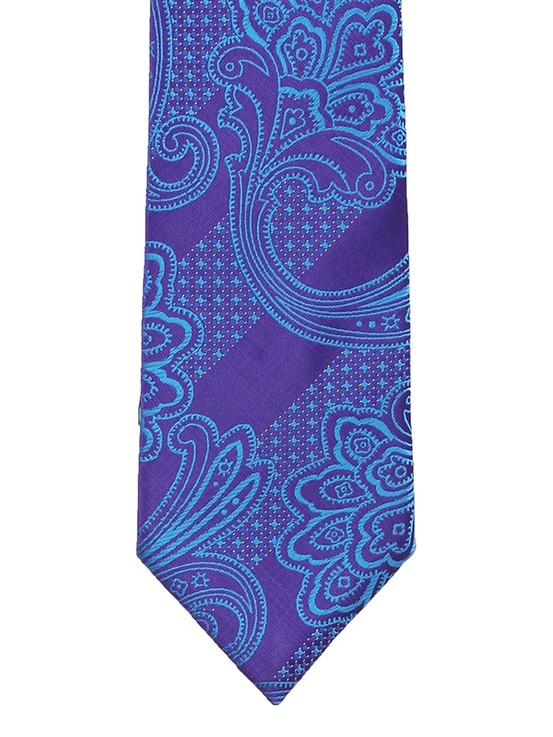 

PELUCHE Blue Printed Broad Tie
