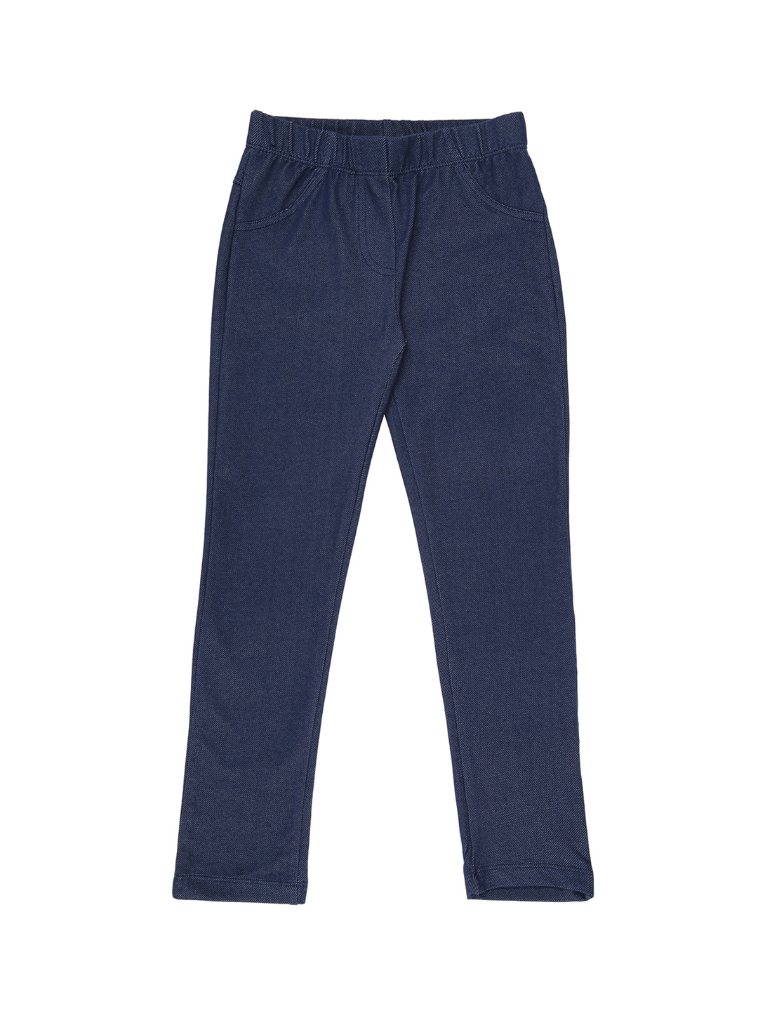 

Pantaloons Junior Girls Blue Printed Ankle-Length Leggings