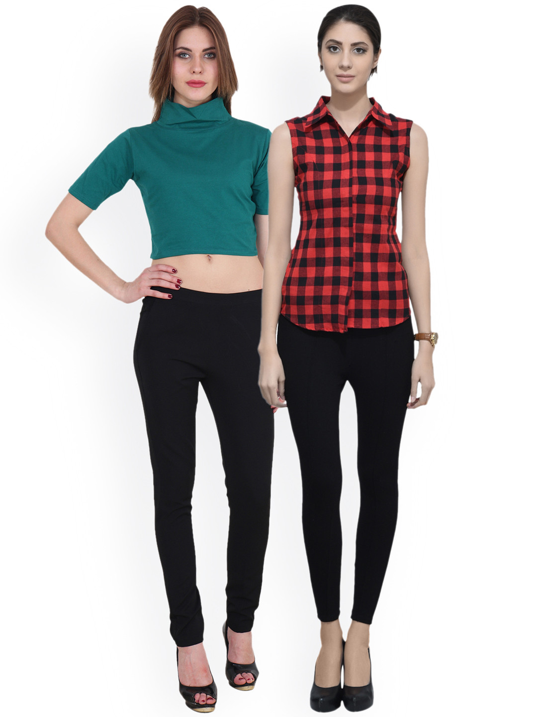 

Scorpious Women Pack of Shirt and Top, Red