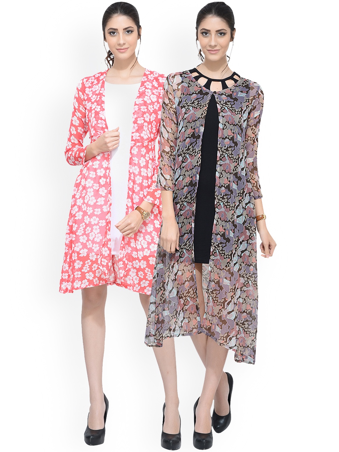 

SCORPIOUS Women Pack of two Shrugs, Multi
