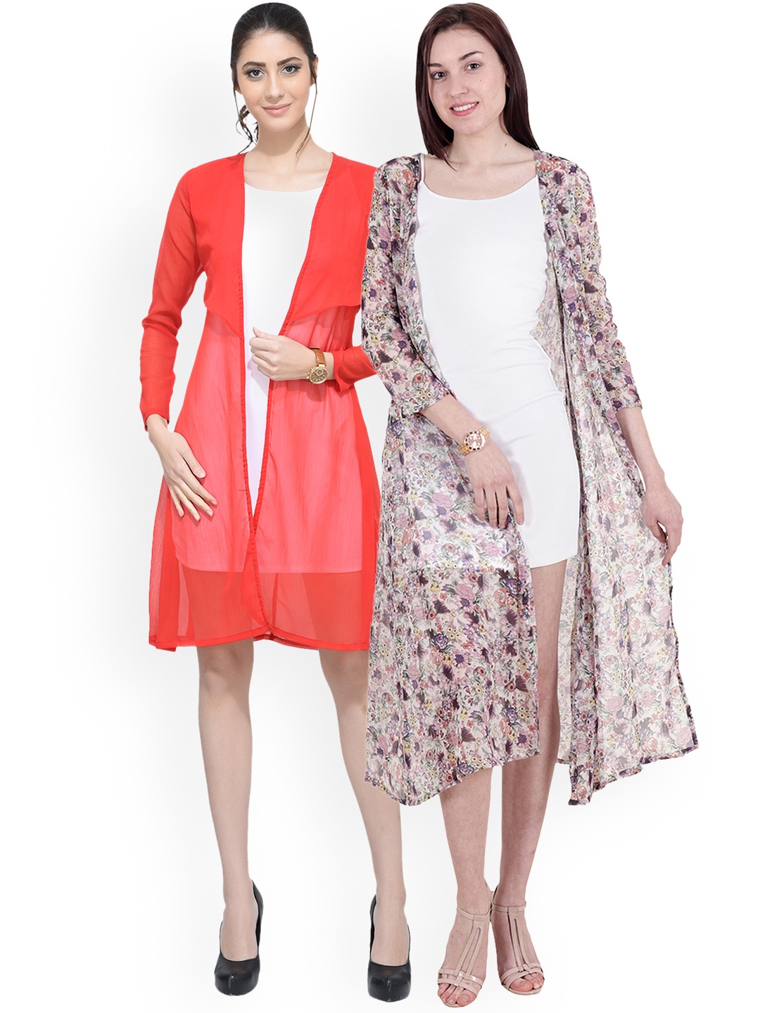 

SCORPIOUS Women Pack of two Shrugs, Multi