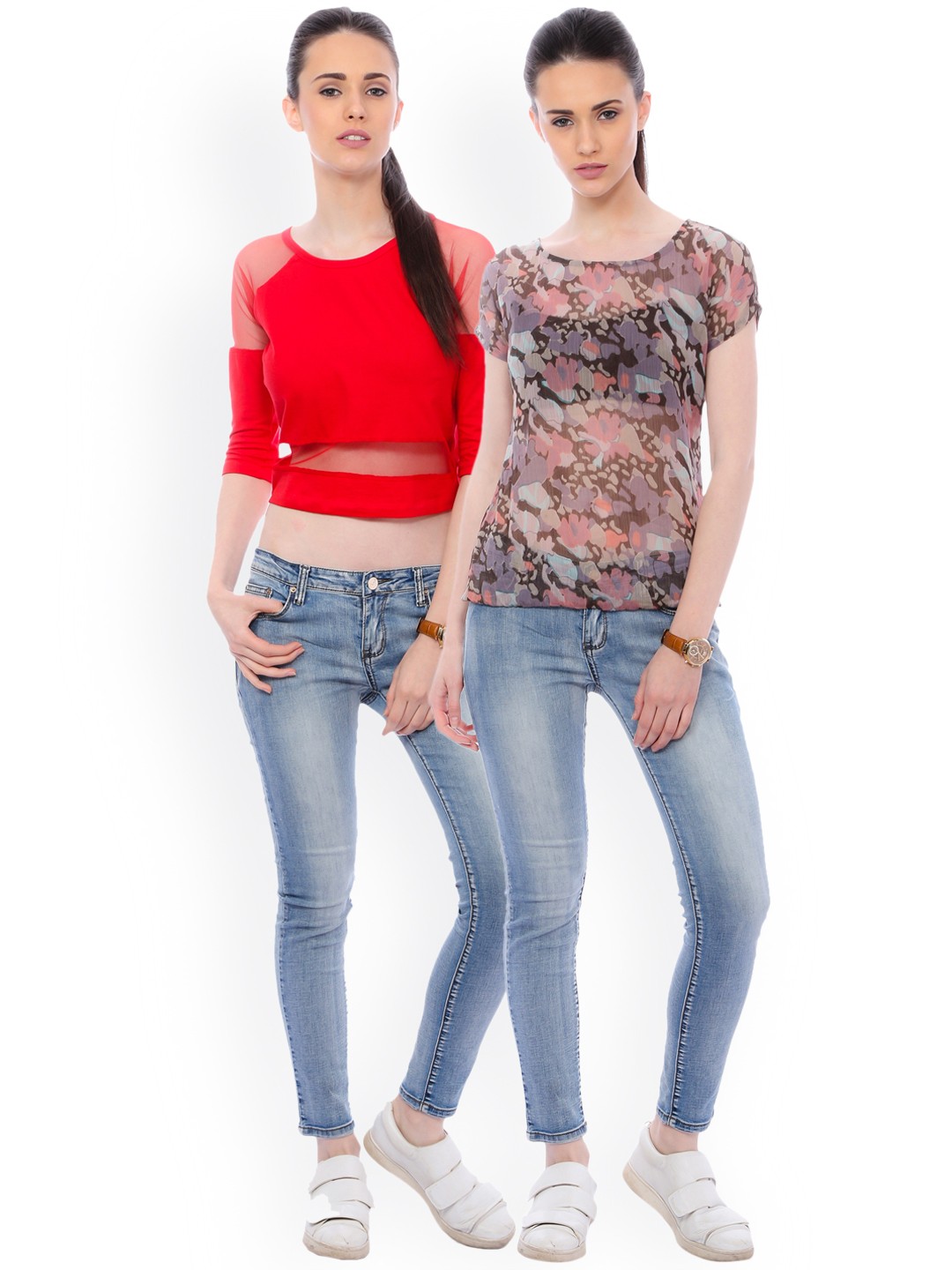 

SCORPIOUS Women Pack of two Tops, Multi