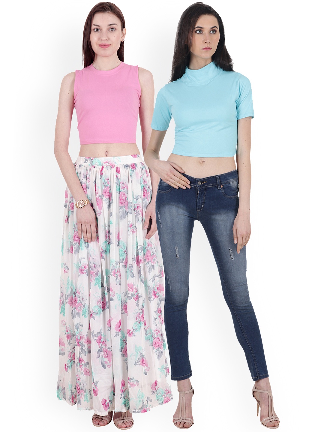 

SCORPIOUS Women Pack of two Tops, Blue