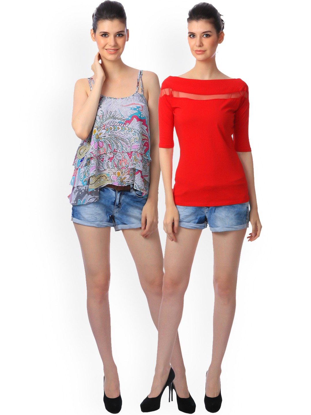 

SCORPIOUS Women Pack of two Tops, Multi