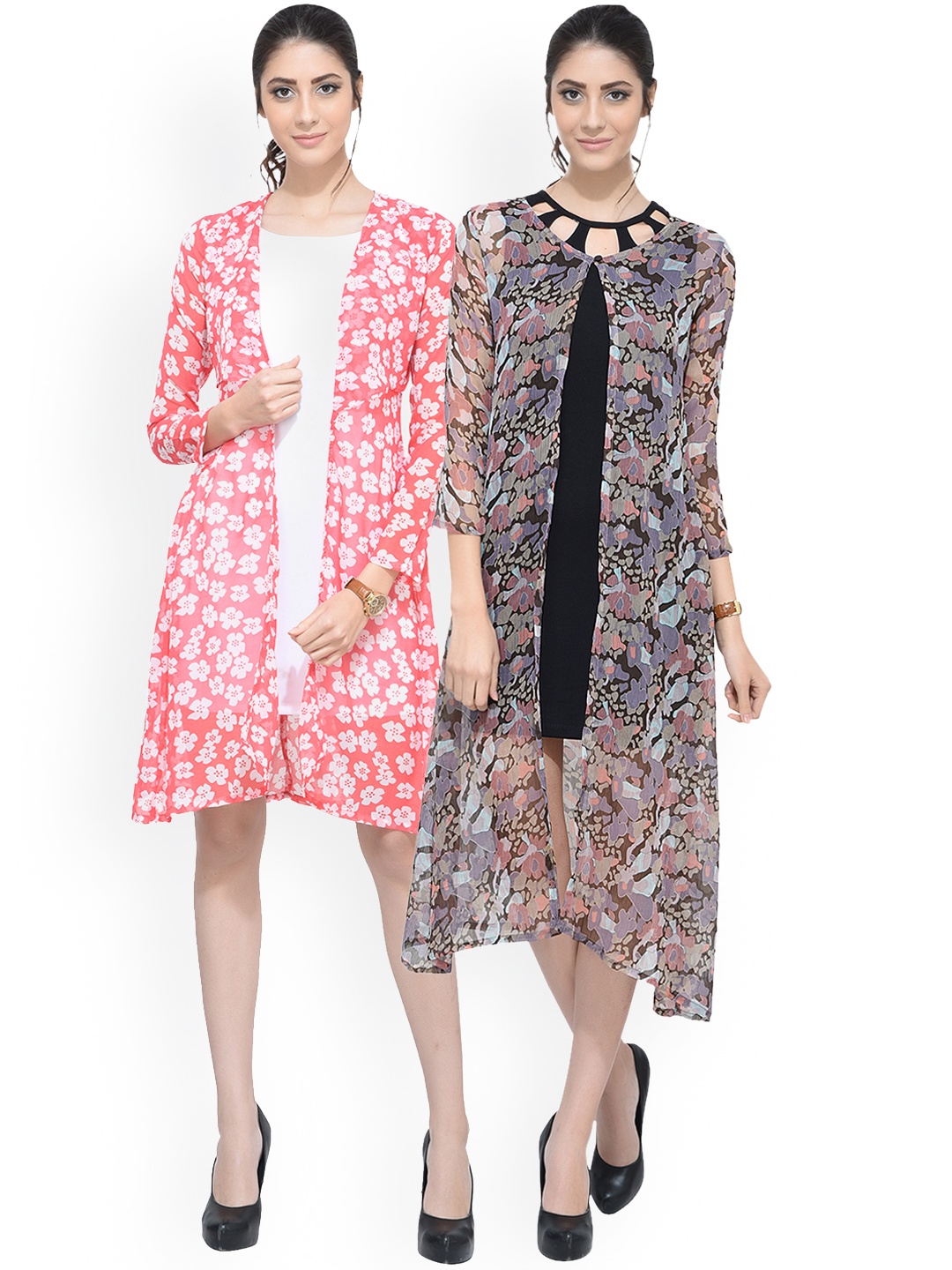 

SCORPIOUS Women Pack of two Shrugs, Multi