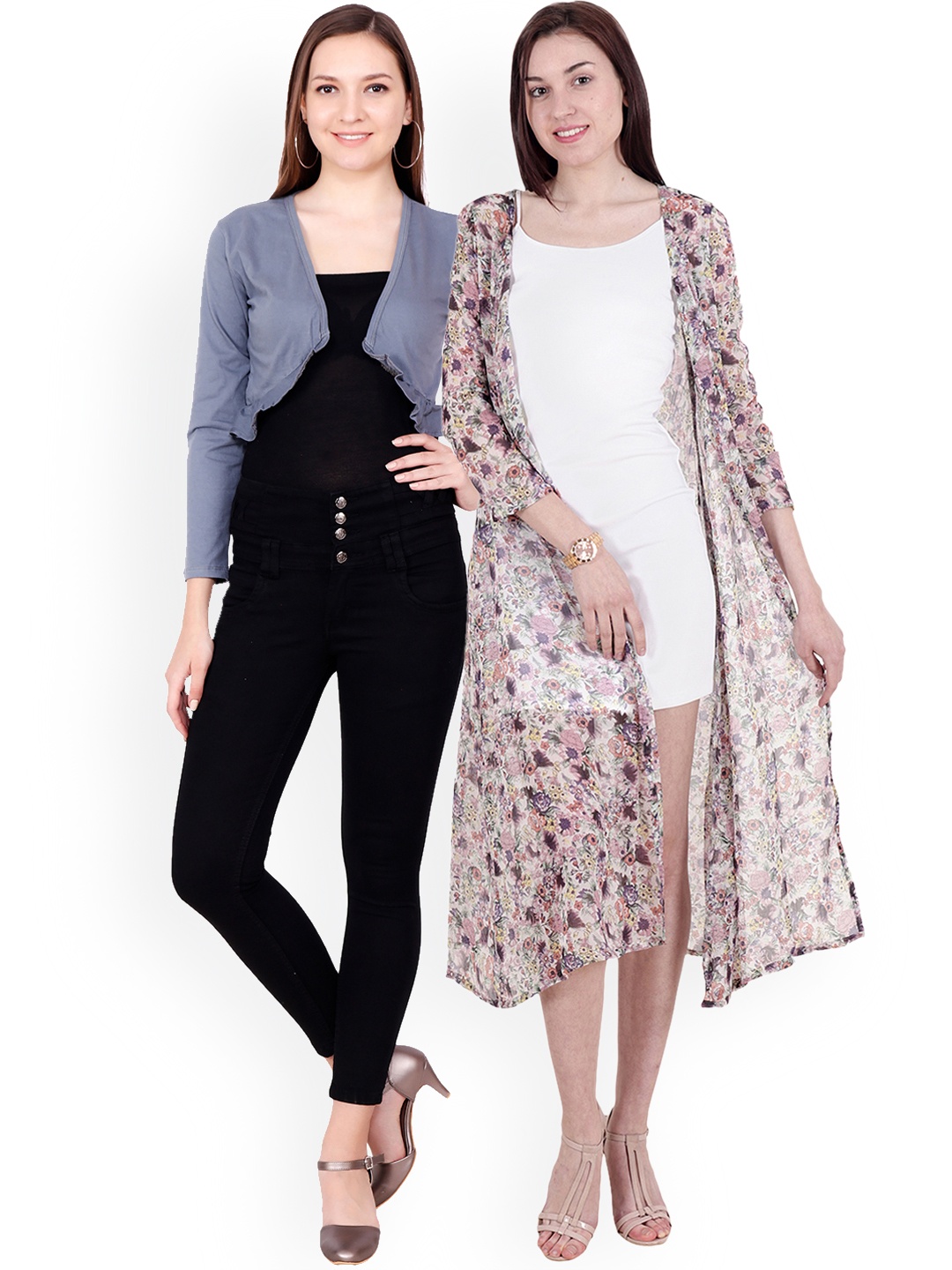 

SCORPIOUS Women Pack of two Shrugs, Multi