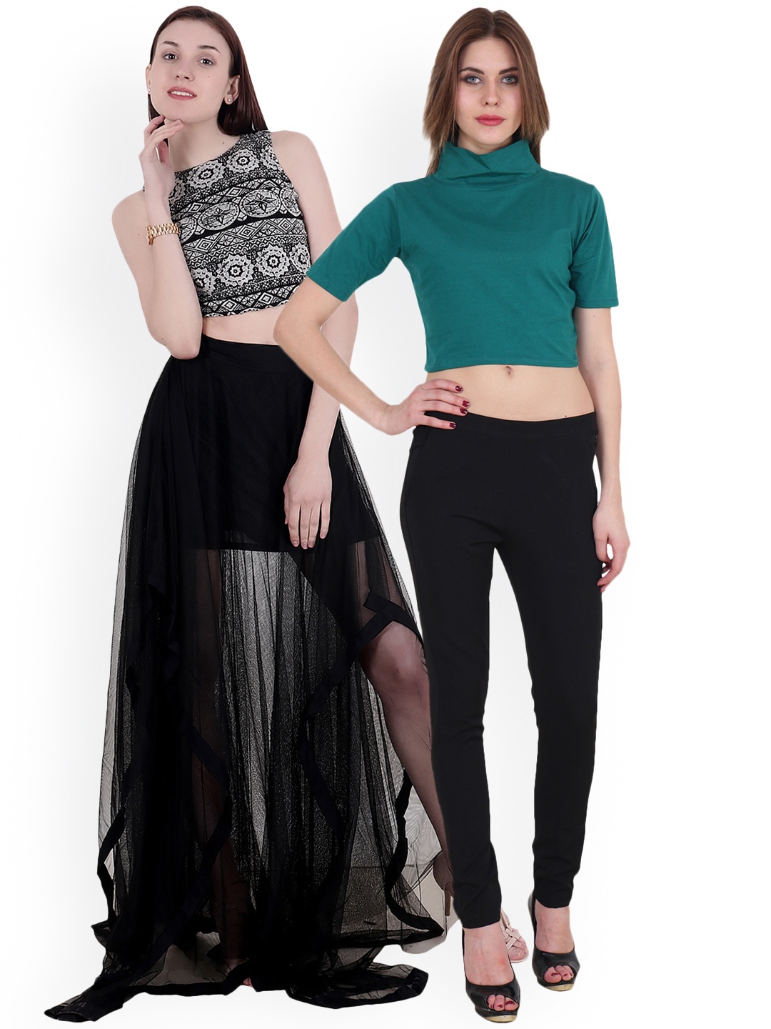 

SCORPIOUS Women Pack of two Tops, Black