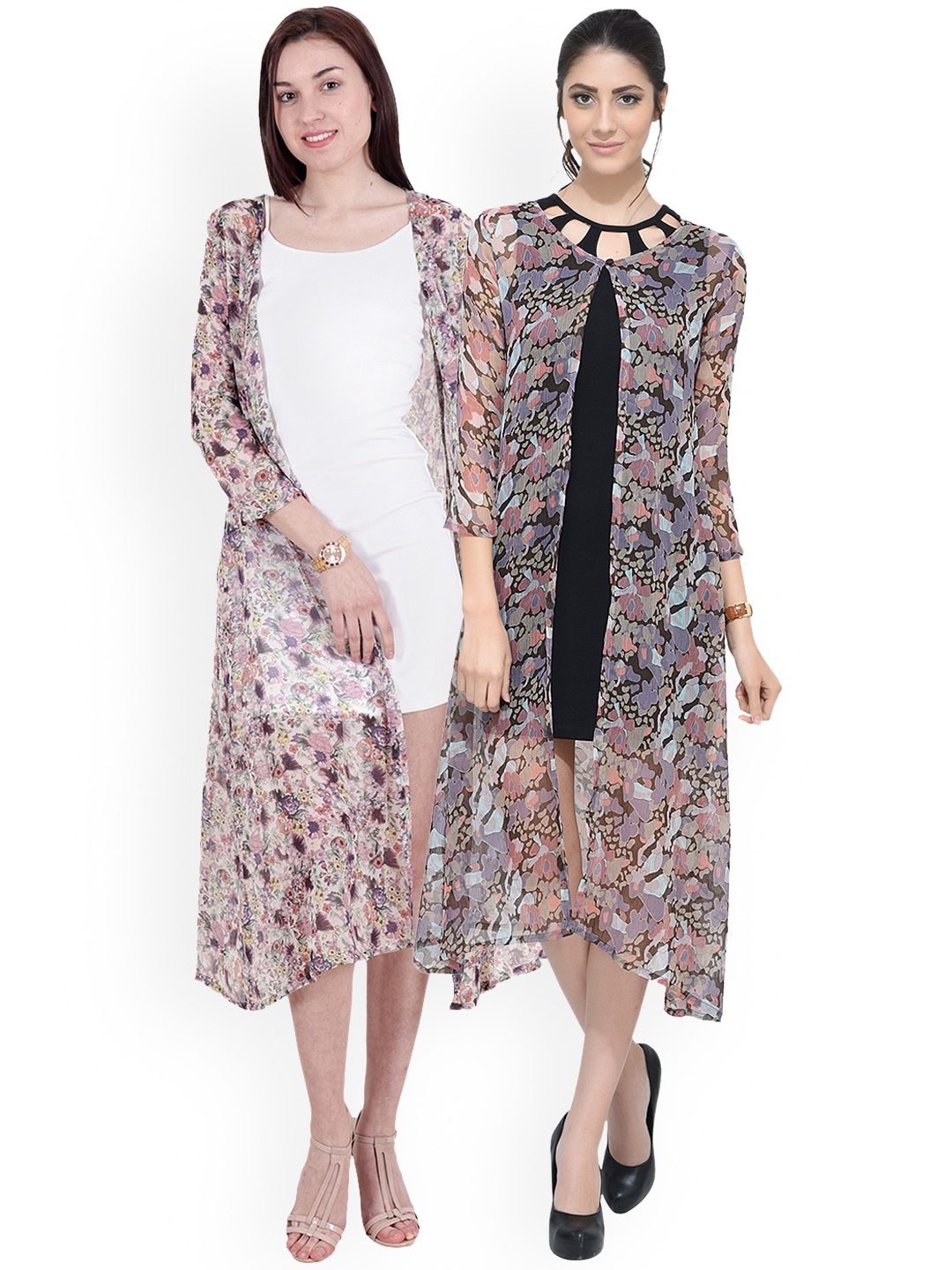 

SCORPIOUS Women Pack of two Shrugs, Multi