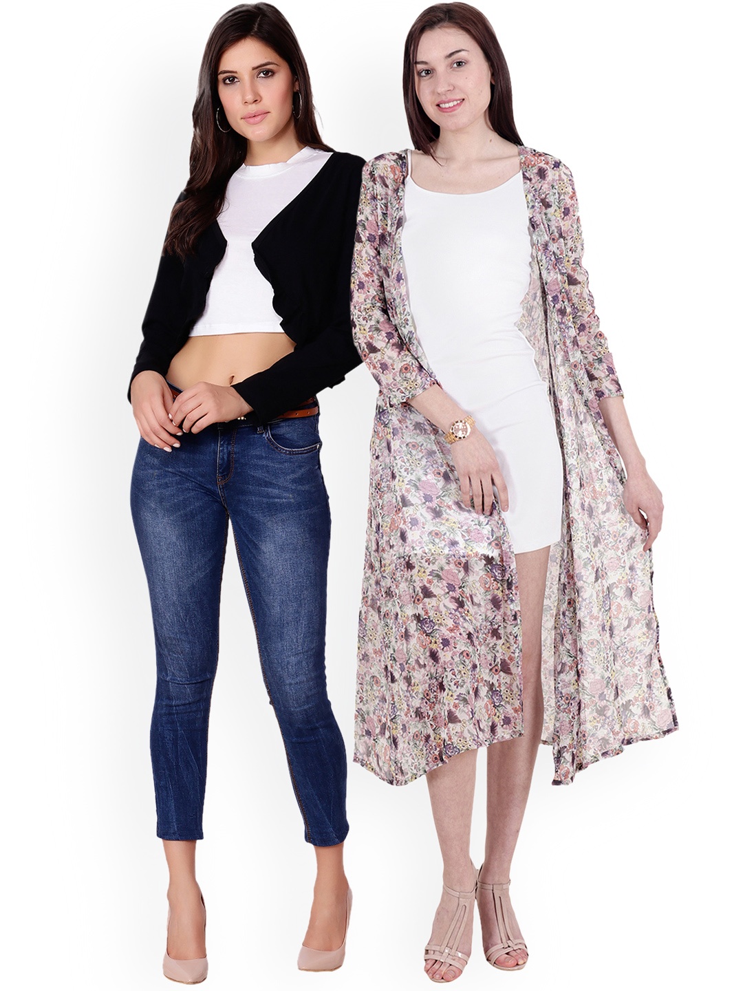 

SCORPIOUS Women Pack of two Shrugs, Multi
