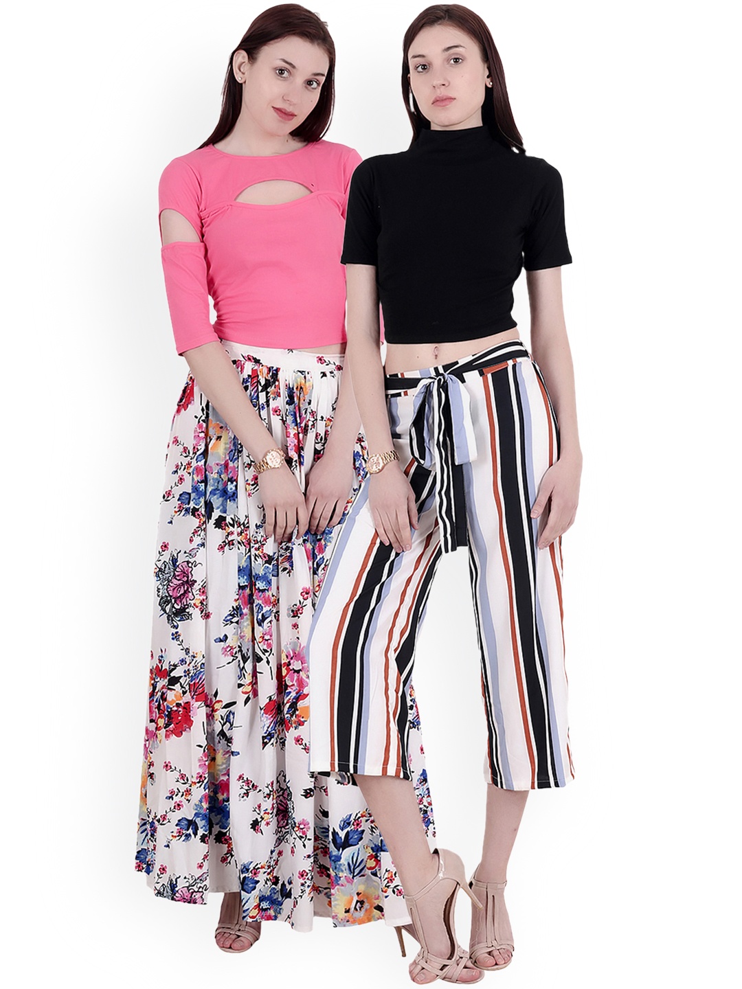 

SCORPIUS Women Pack of 2 Tops, Pink