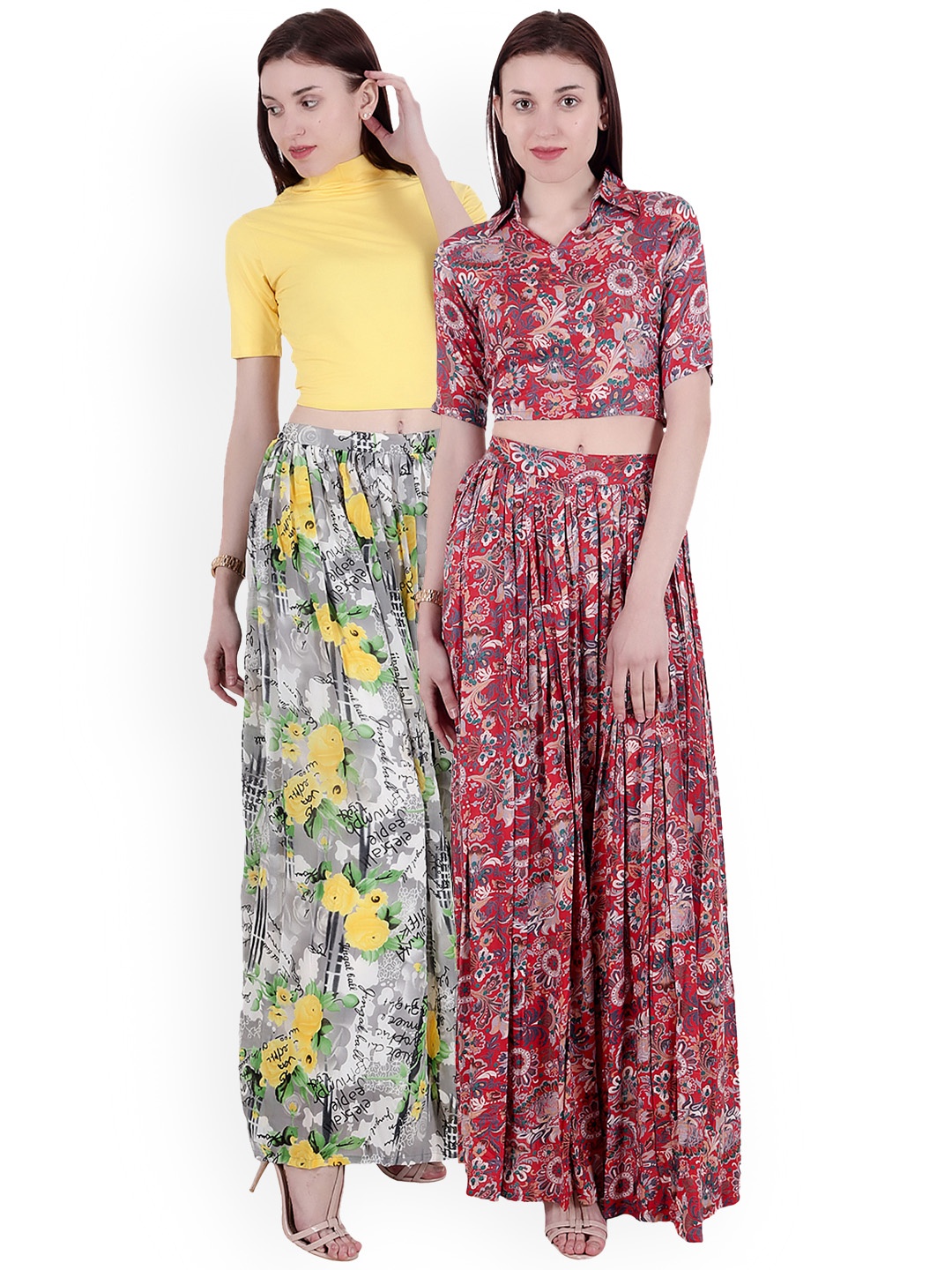 

SCORPIUS Women Pack of 2 Tops, Red