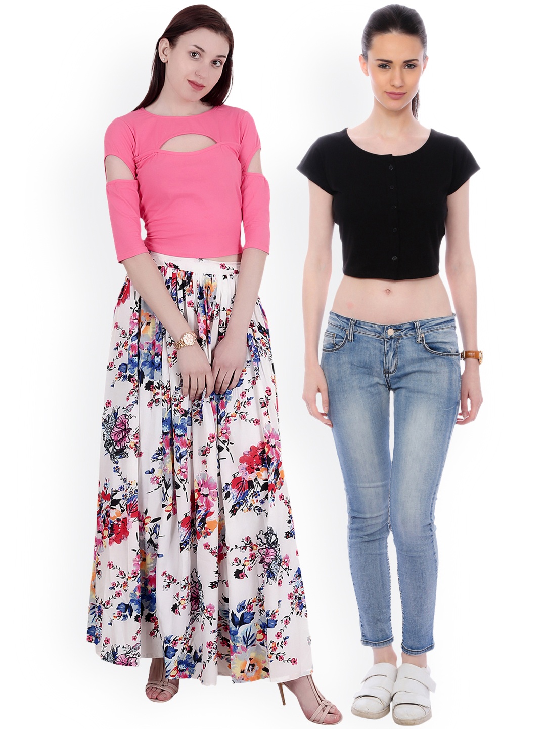 

SCORPIUS Women Pack of 2 Tops, Pink
