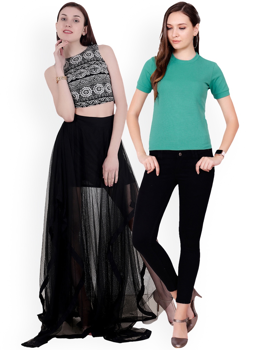 

Scorpius Women Pack of 2 Tops, Black