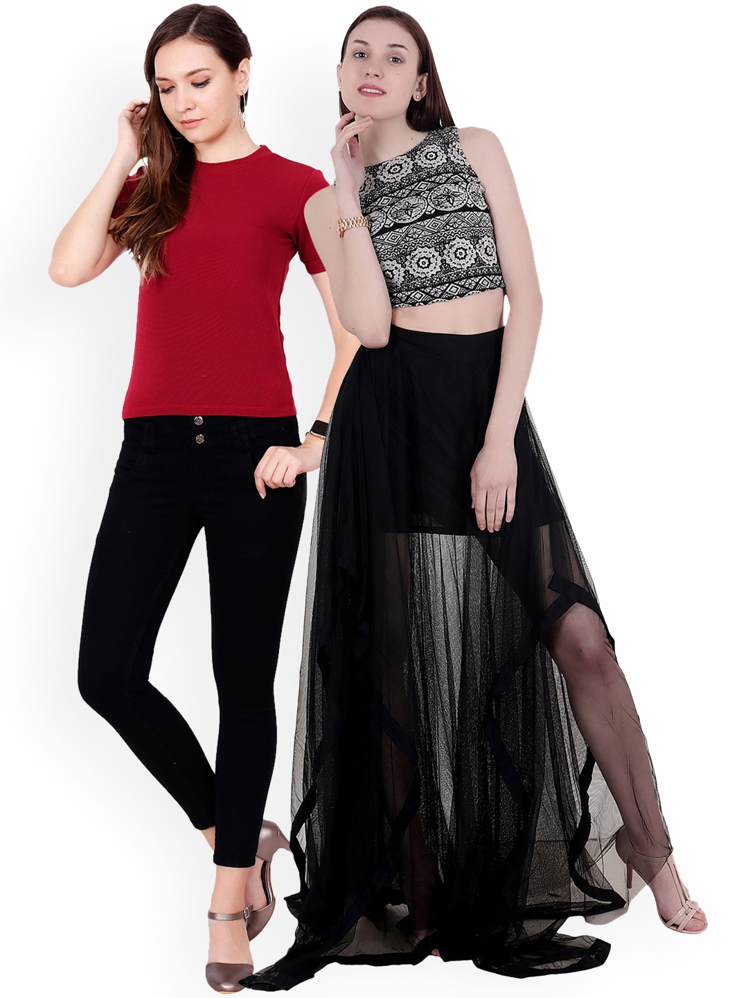 

Scorpius Women Pack of 2 Tops, Black