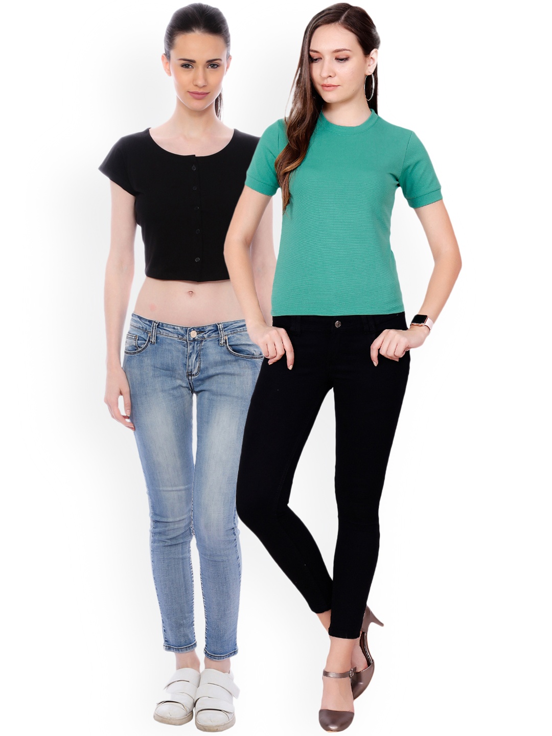

Scorpius Women Pack of 2 Tops, Green