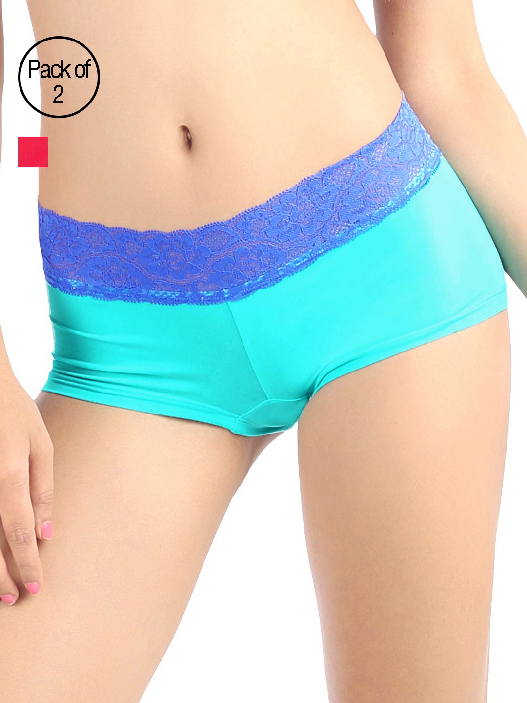 

Candyskin Women Pack of Two Briefs, Red