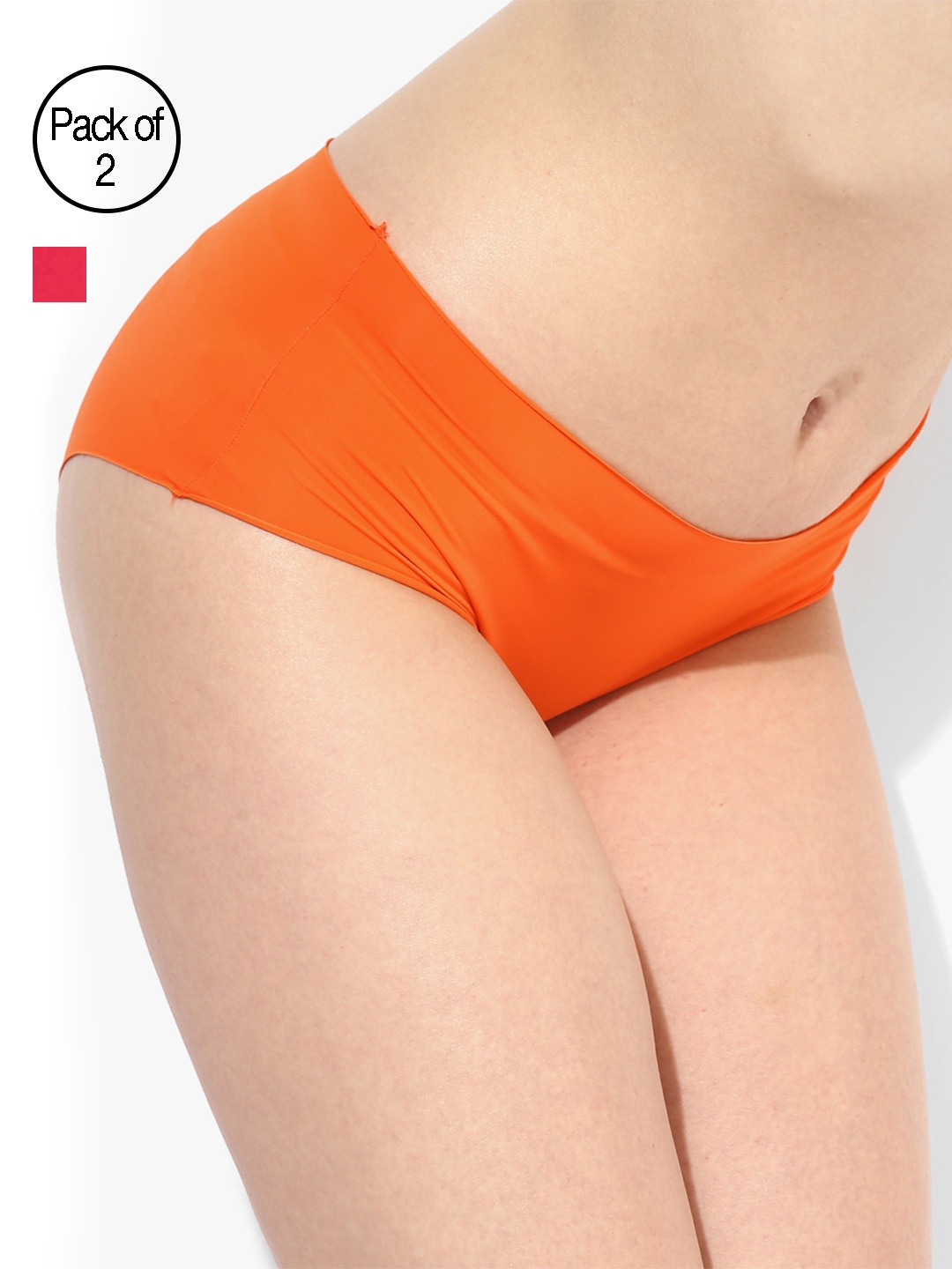 

Candyskin Women Pack of Two Briefs, Red