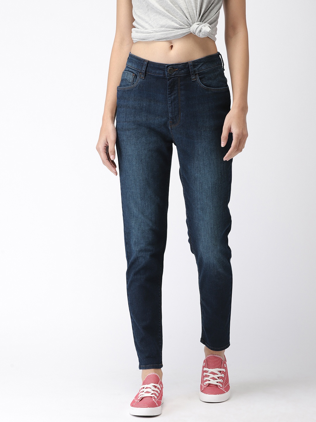 

Flying Machine Women Blue Veronica Skinny Fit Mid-Rise Clean Look Stretchable Jeans