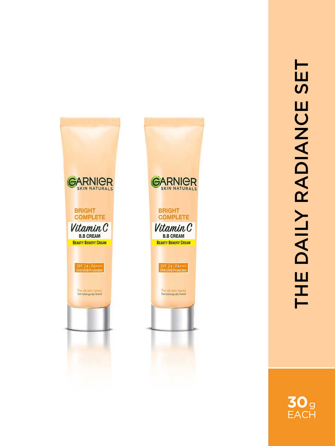 

Garnier Set of 2 Skin Naturals BB Cream - 30 g Each, Beige