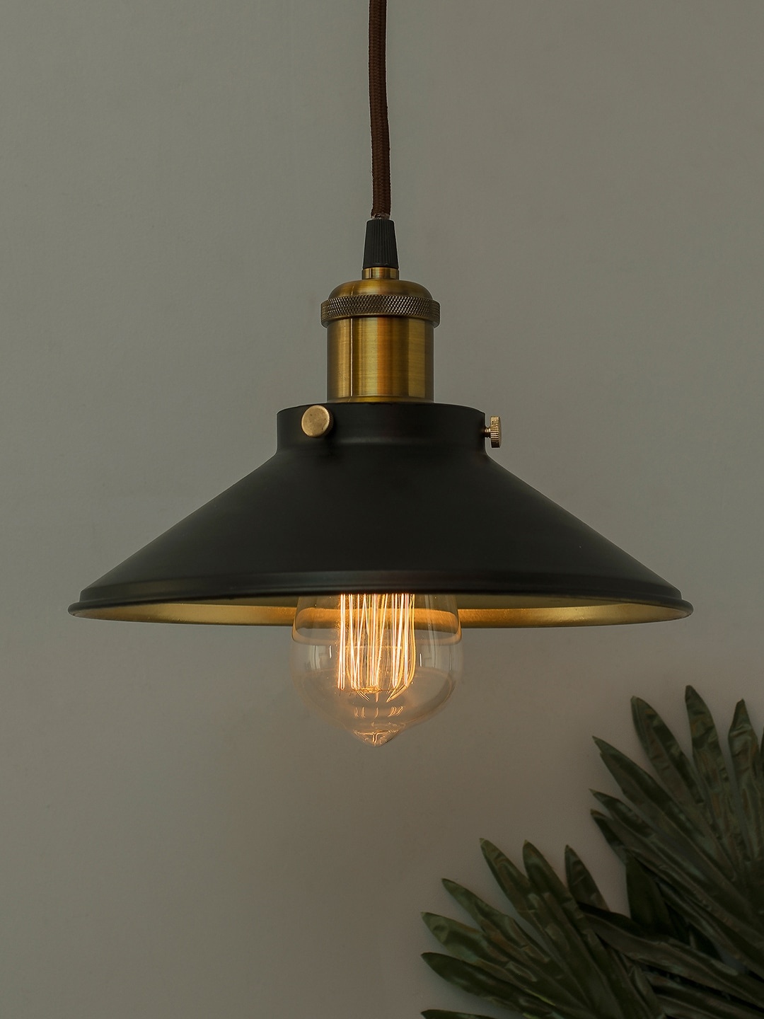 

Homesake Black Solid Handcrafted Pendant Lamp