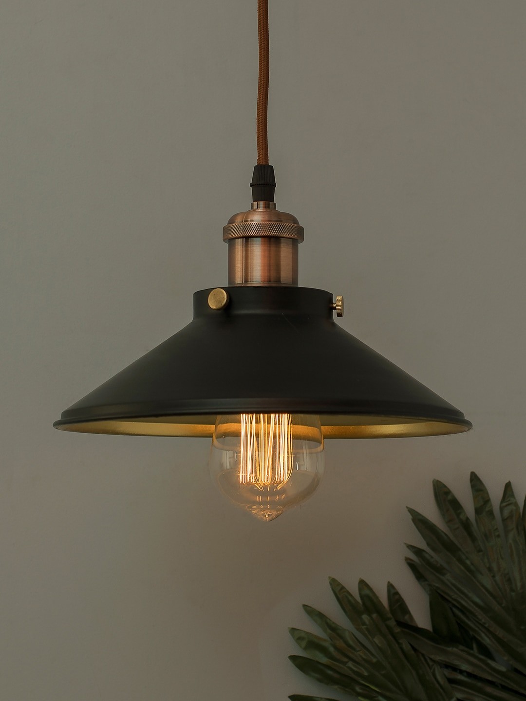 

Homesake Black Solid Handcrafted Hanging Light