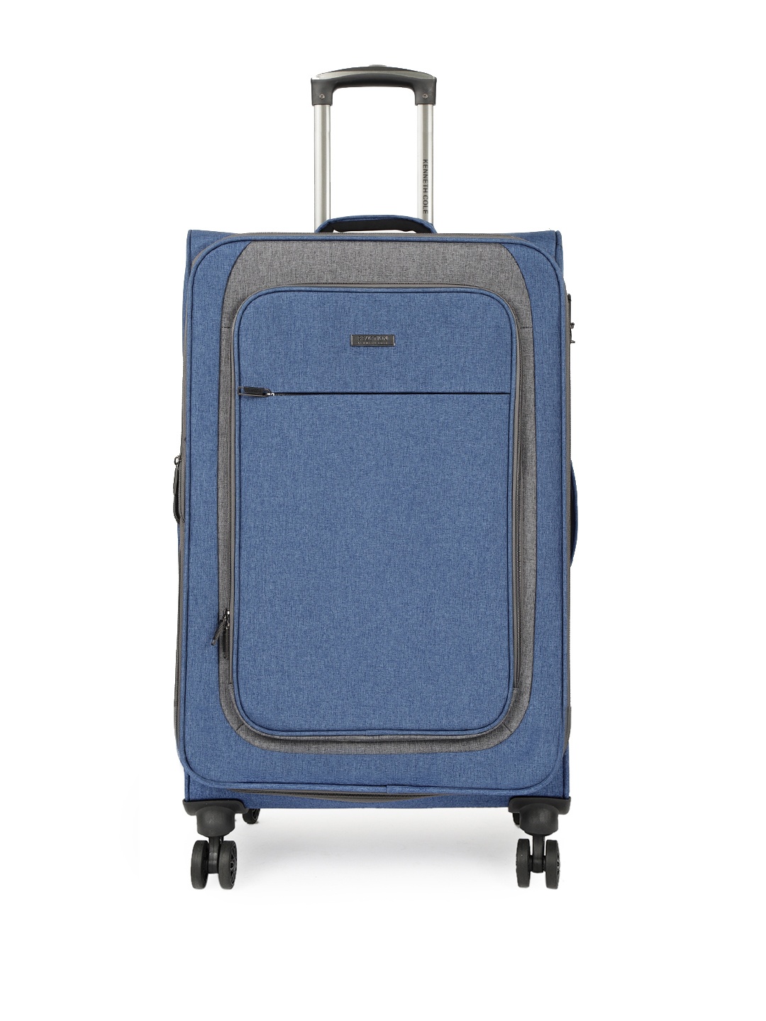 

Kenneth Cole Unisex Navy Blue Solid Reaction 28" Large Trolley Suitcase