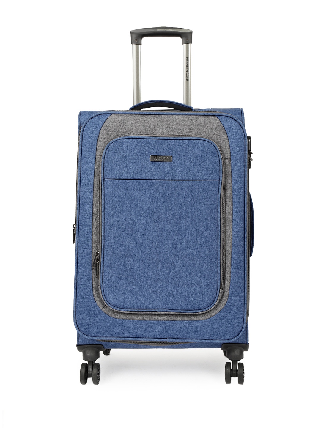 

Kenneth Cole Unisex Reaction Navy Blue Solid 24" Medium Trolley Bag