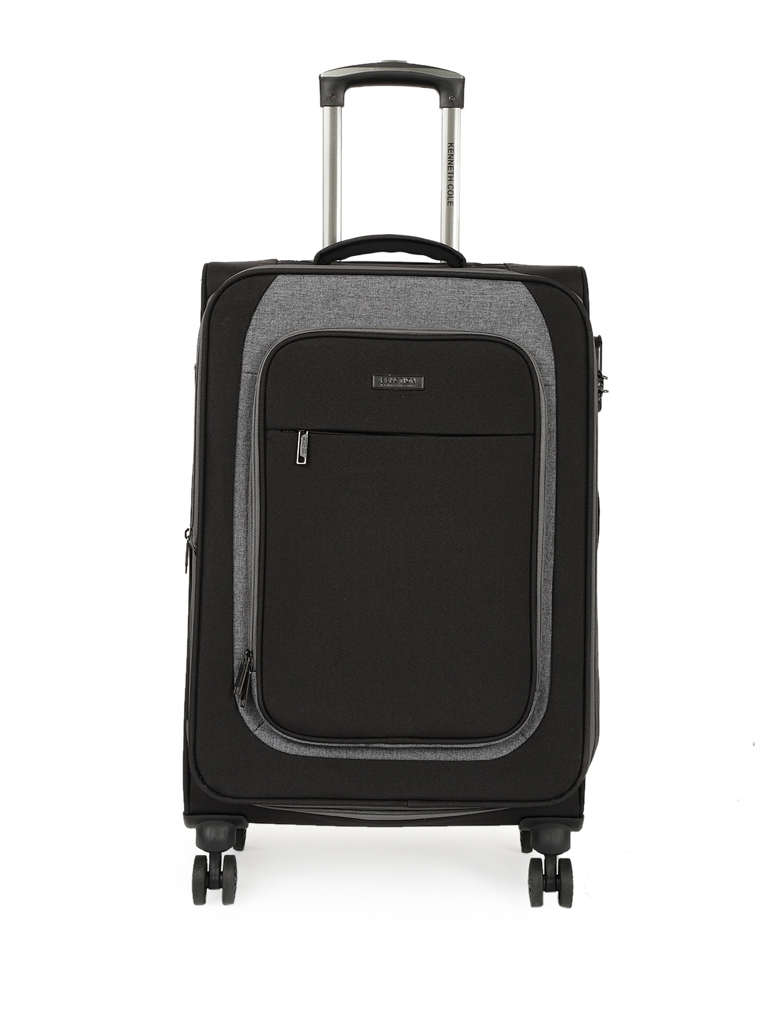 

Kenneth Cole Unisex Black & Grey Reaction 24" Medium Trolley Suitcase
