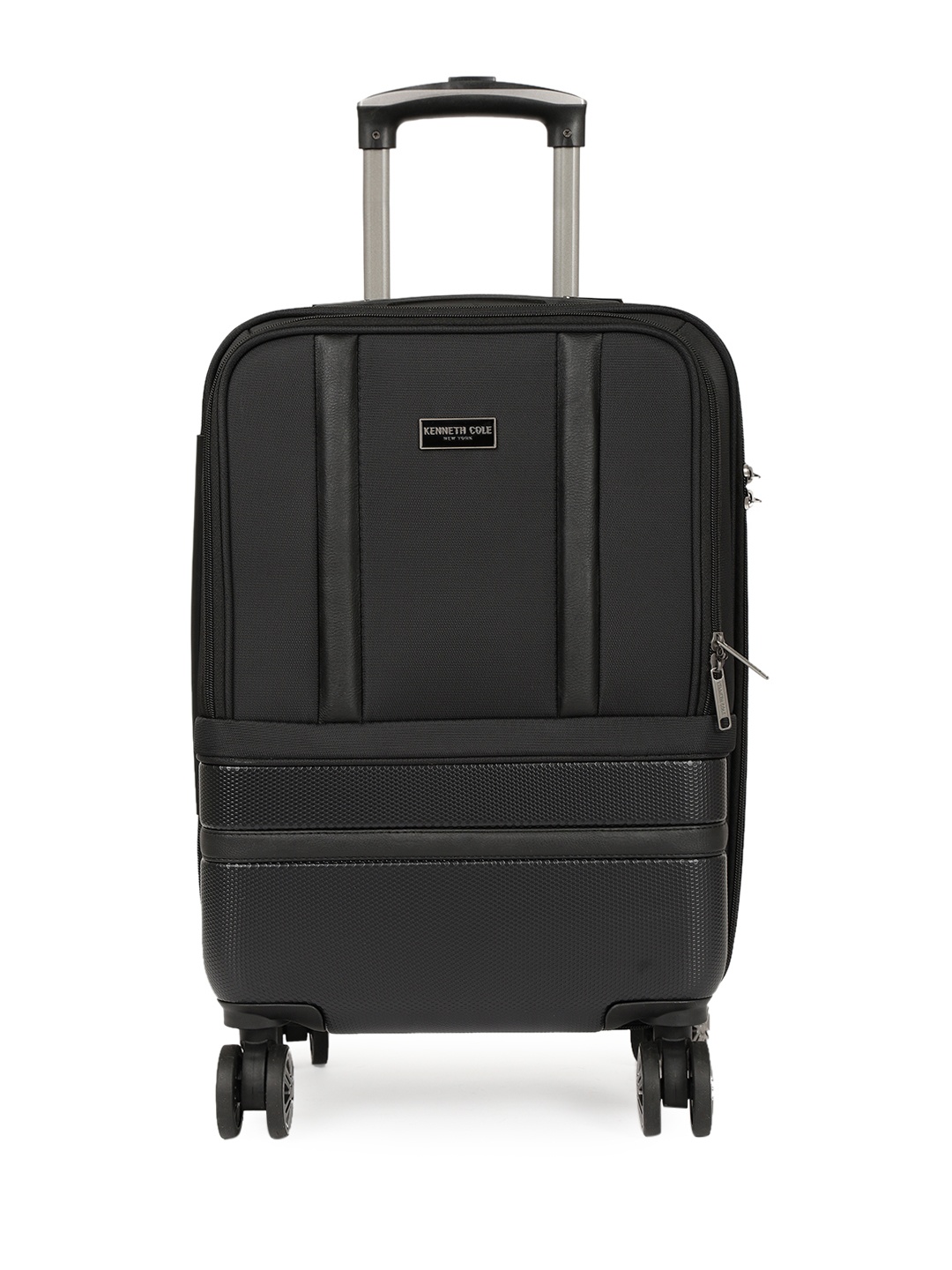 

Kenneth Cole New York Black Textured 20" Cabin Trolley Suitcase